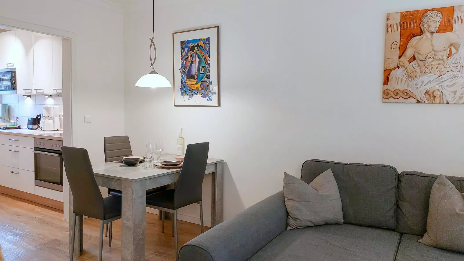 Ferienwohnung Küstenliebe St. Peter-Ording: Wohnraum